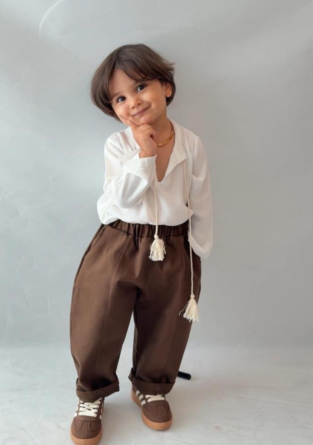 Erkek Çocuk Gabardin Pantolon Şile Takım