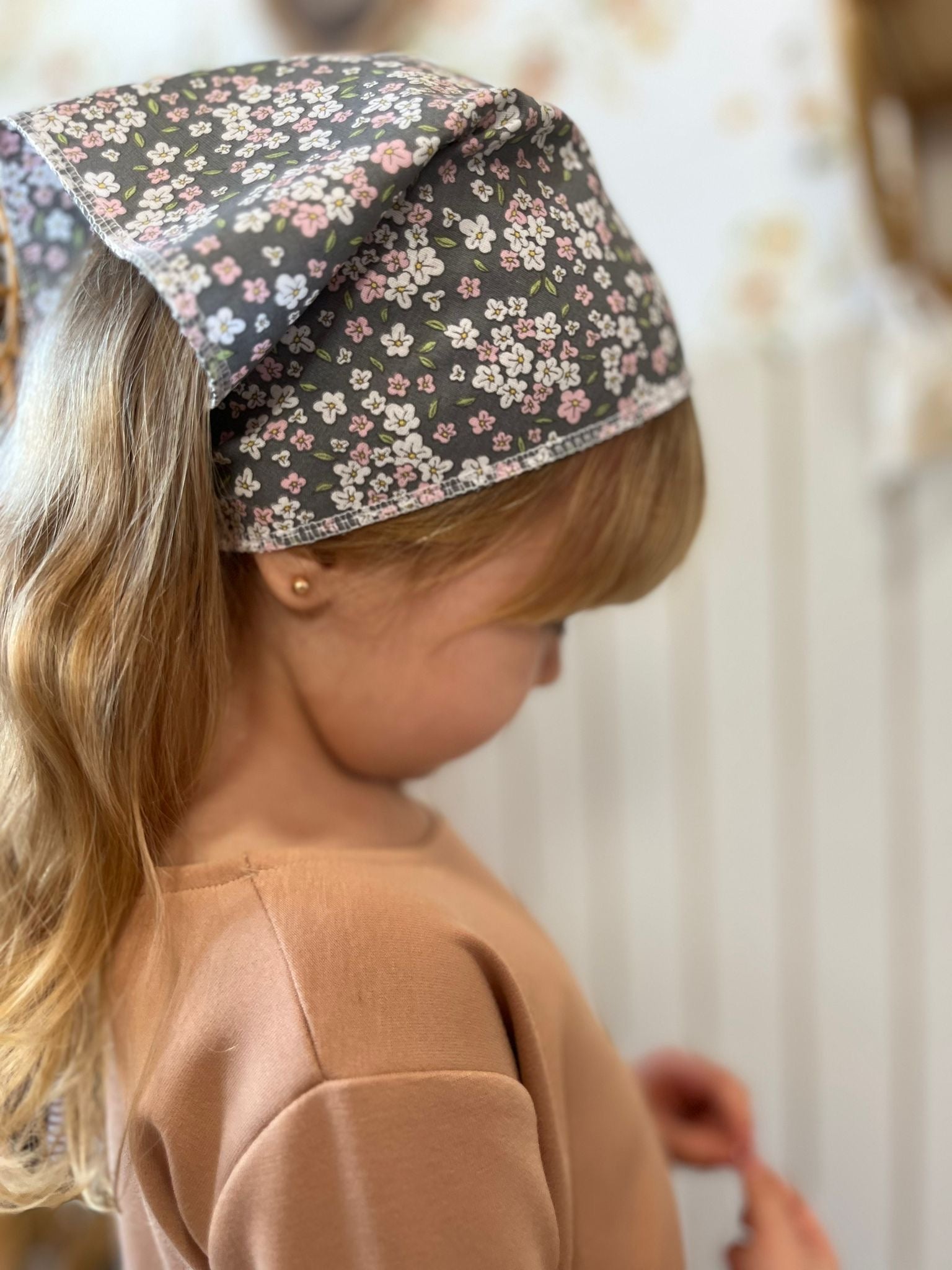 Kız Çocuk Pantolon ve Bluz Takım (Bandana hediyeli)