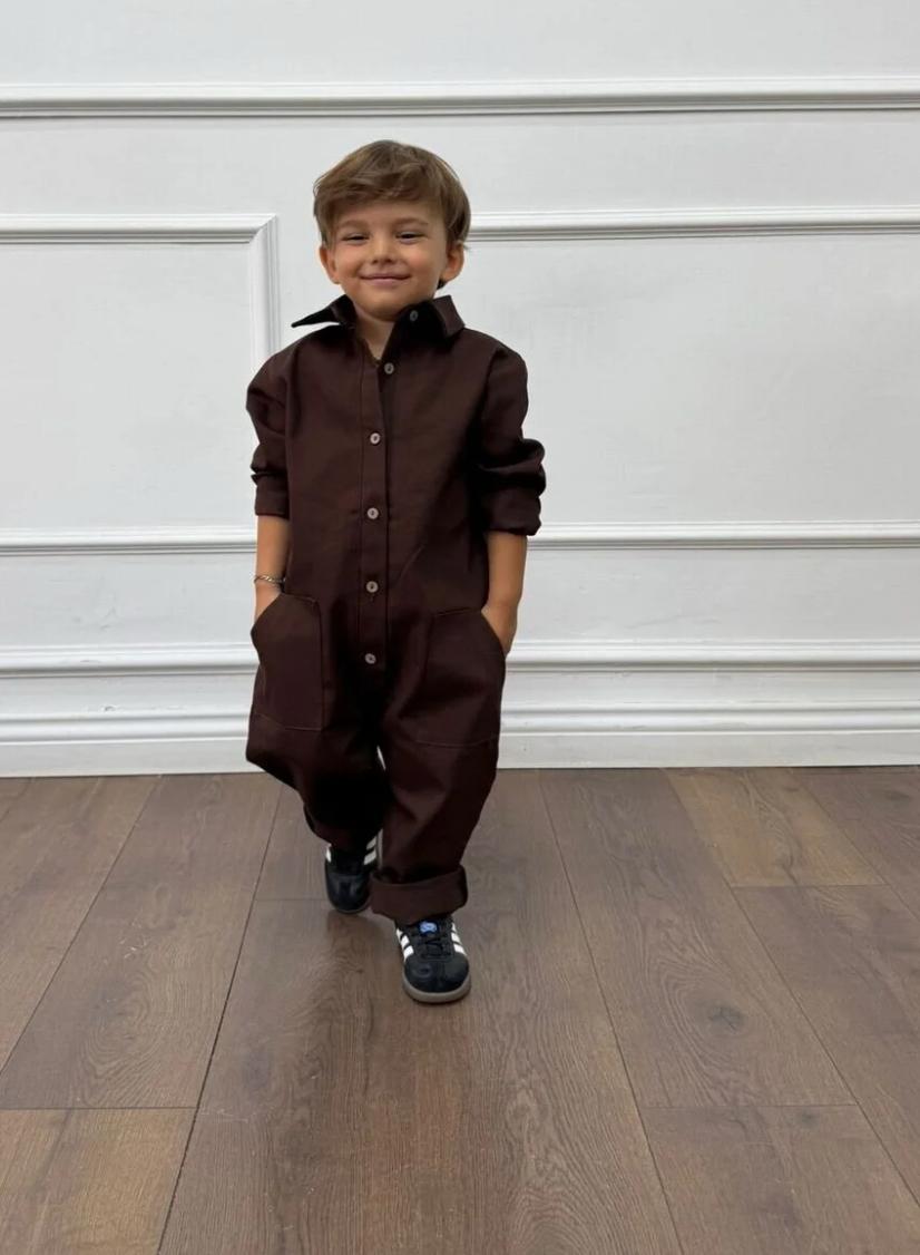 Unisex Gabardin Tulum Kahve