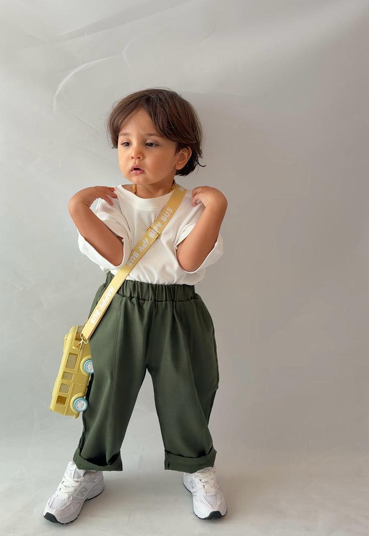 Haki Gabardin Pantolon