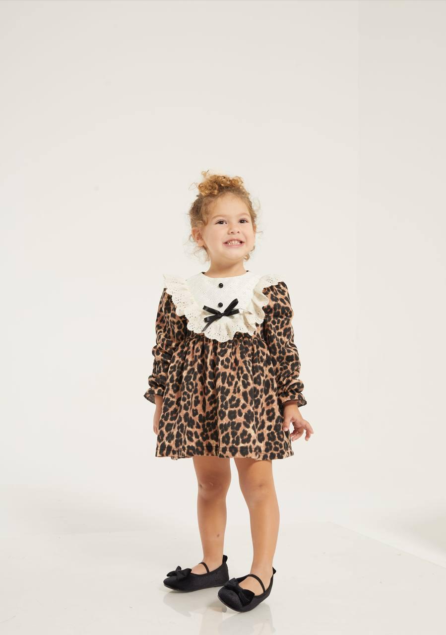 Leopar Desen Elbise