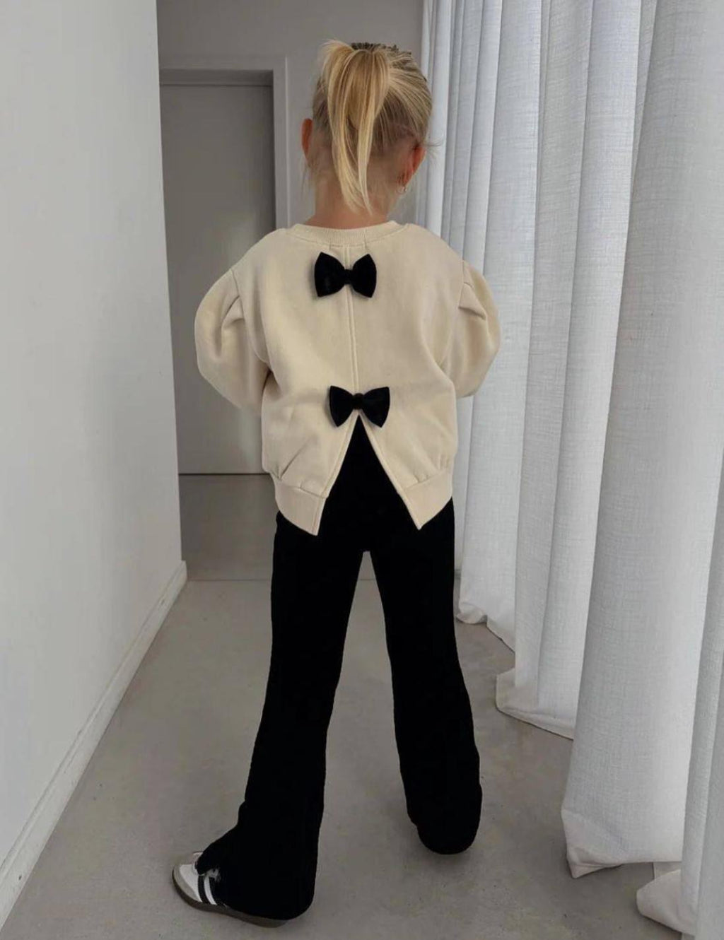 Fiyonklu Sweat ve Tayt Takım