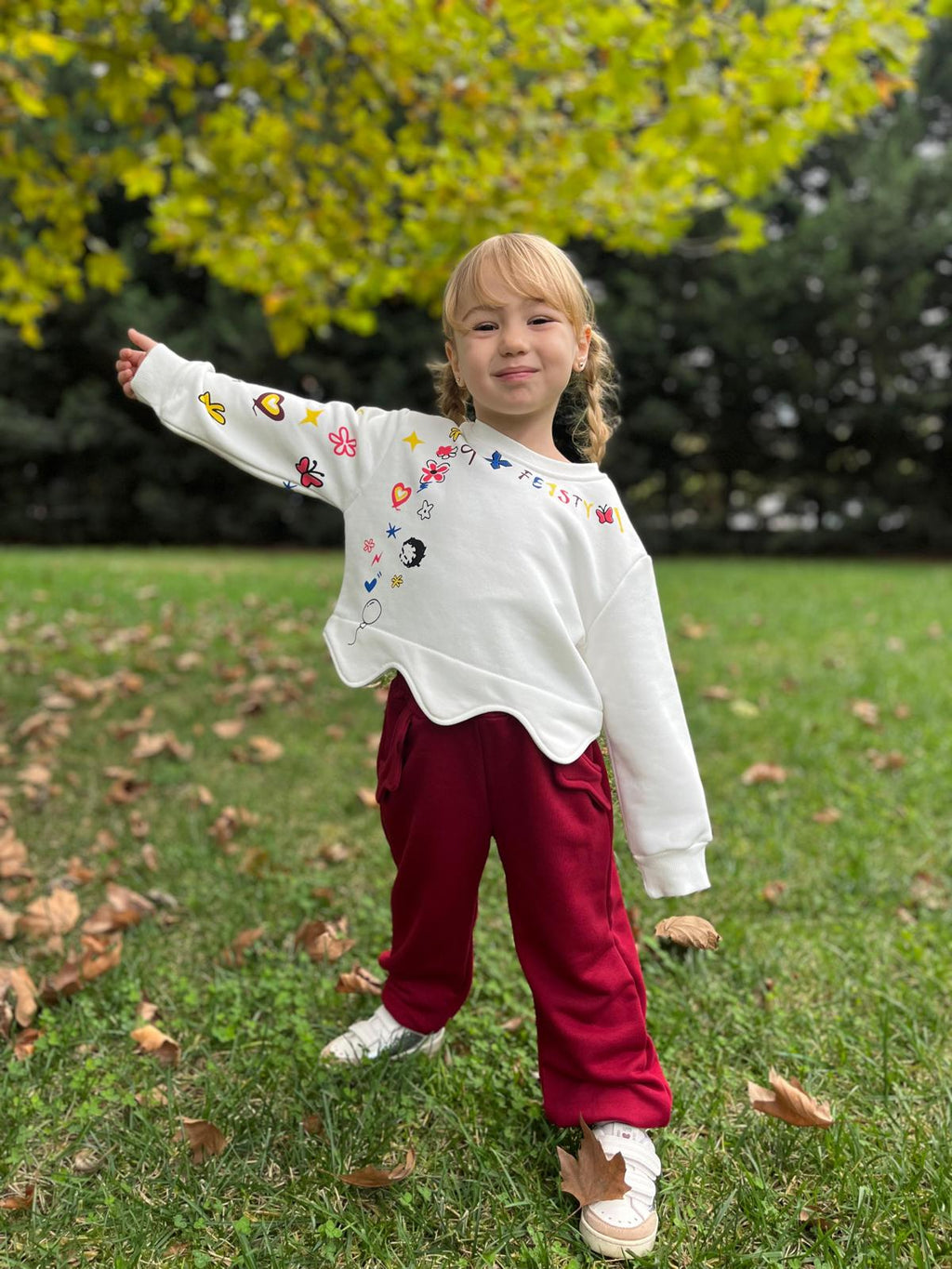 Bordo Eşofman Takım