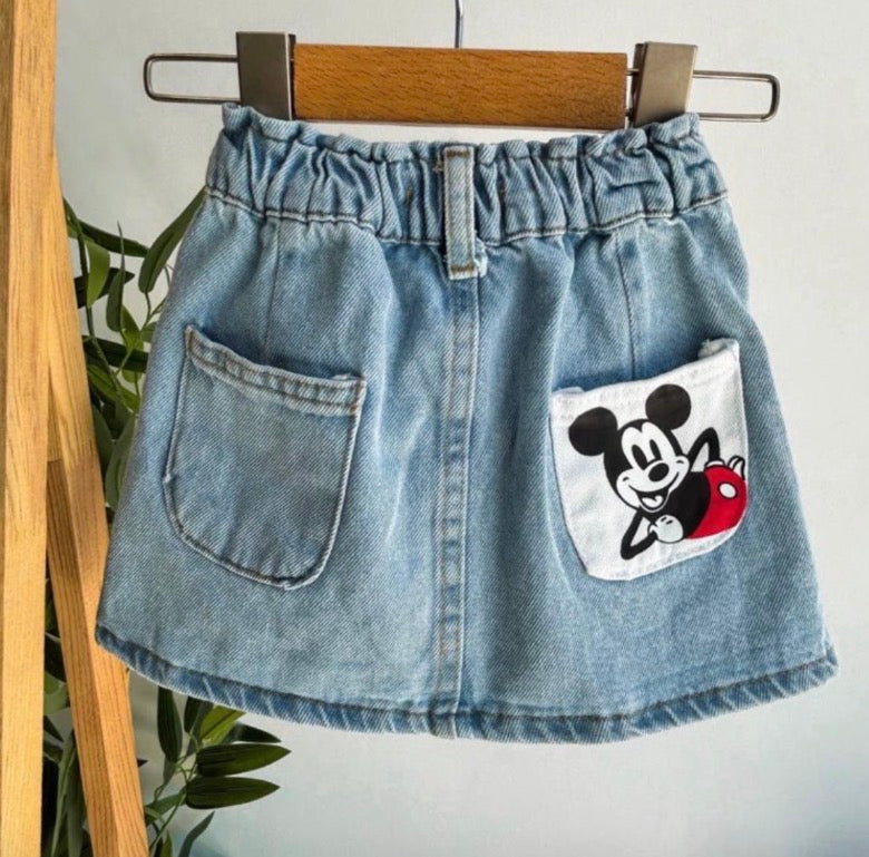 Kız Çocuk Minnie Kot Etek