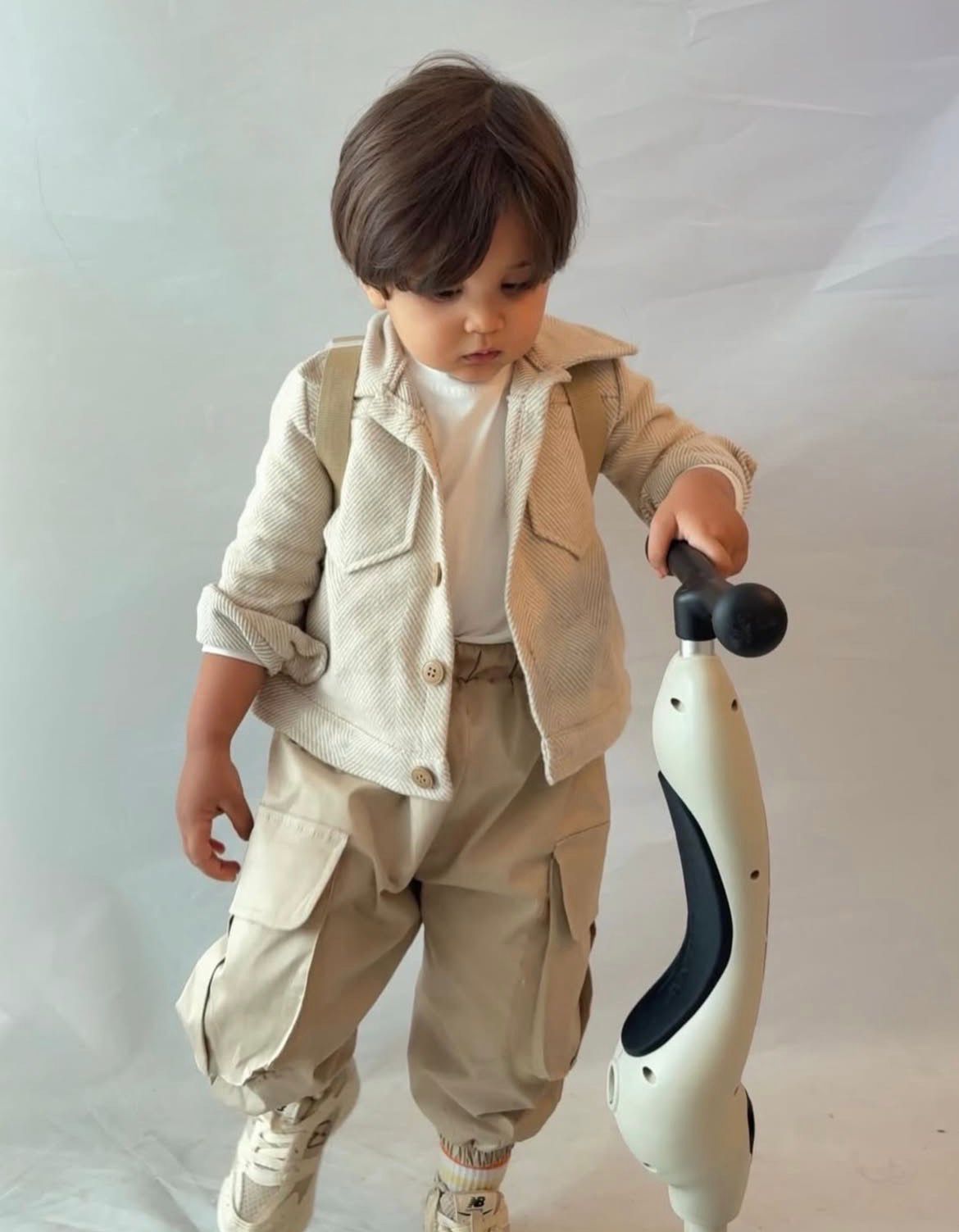 Erkek Çocuk Kaşe Ceket ve Gabardin Pantolon