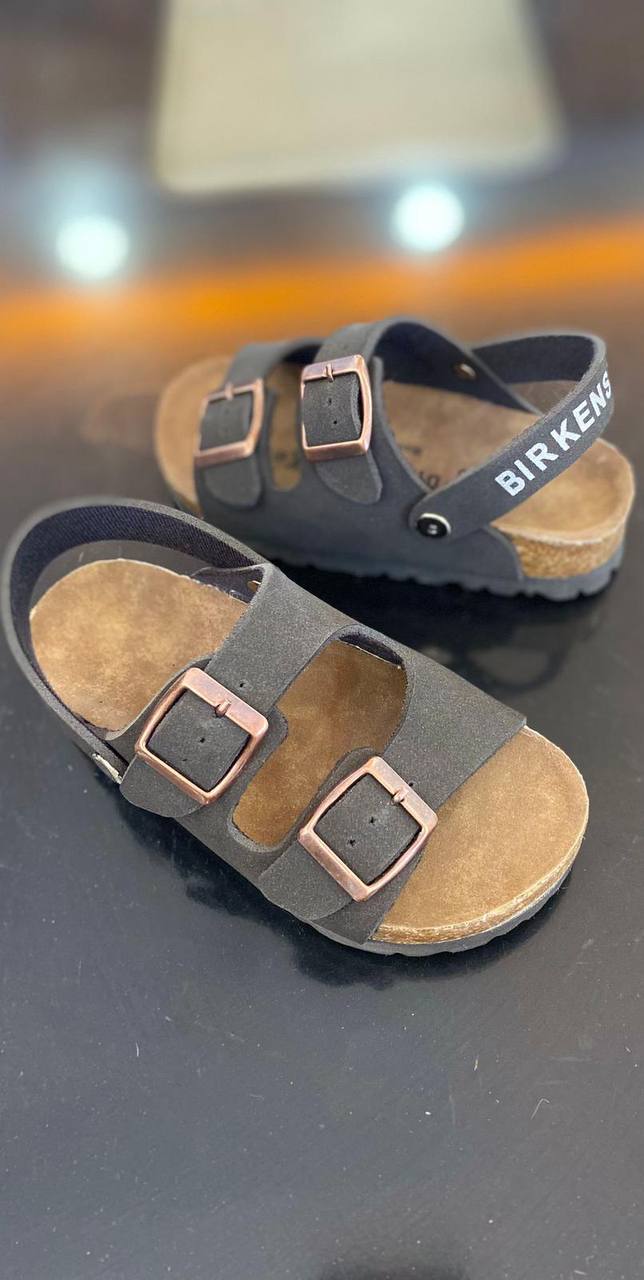 Unisex Taba Çocuk Sandalet