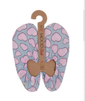 Pink Heart Patterned Deniz Ayakkabısı ve Çok Amaçlı Kaydırmaz Havuz Patiği