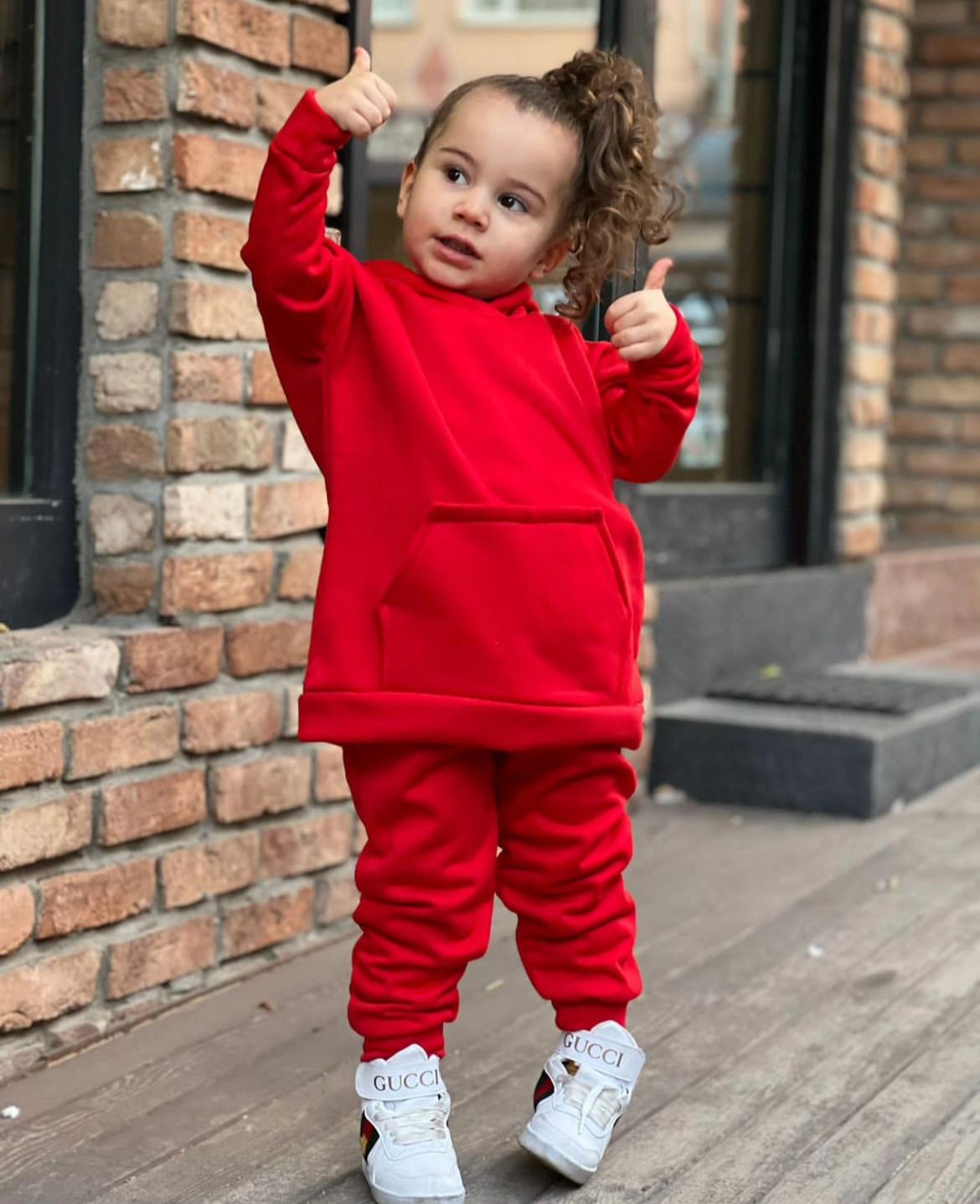 Unisex Şardonlu Eşofman Takım