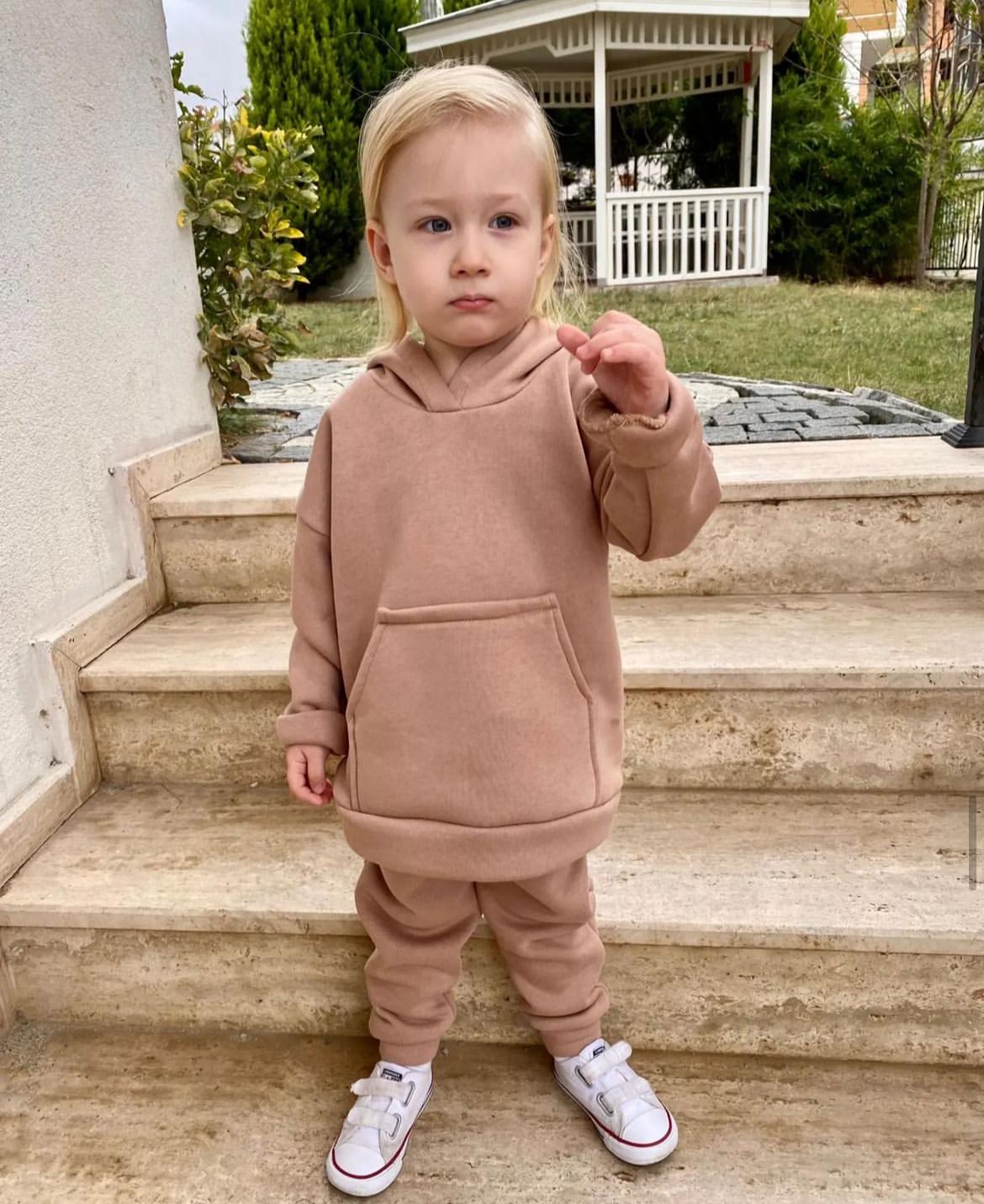 Unisex Şardonlu Eşofman Takım