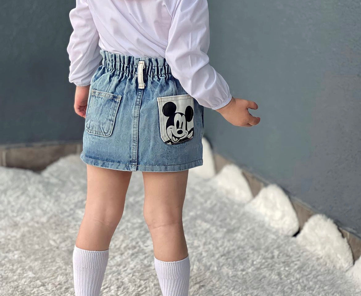 Kız Çocuk Minnie Kot Etek