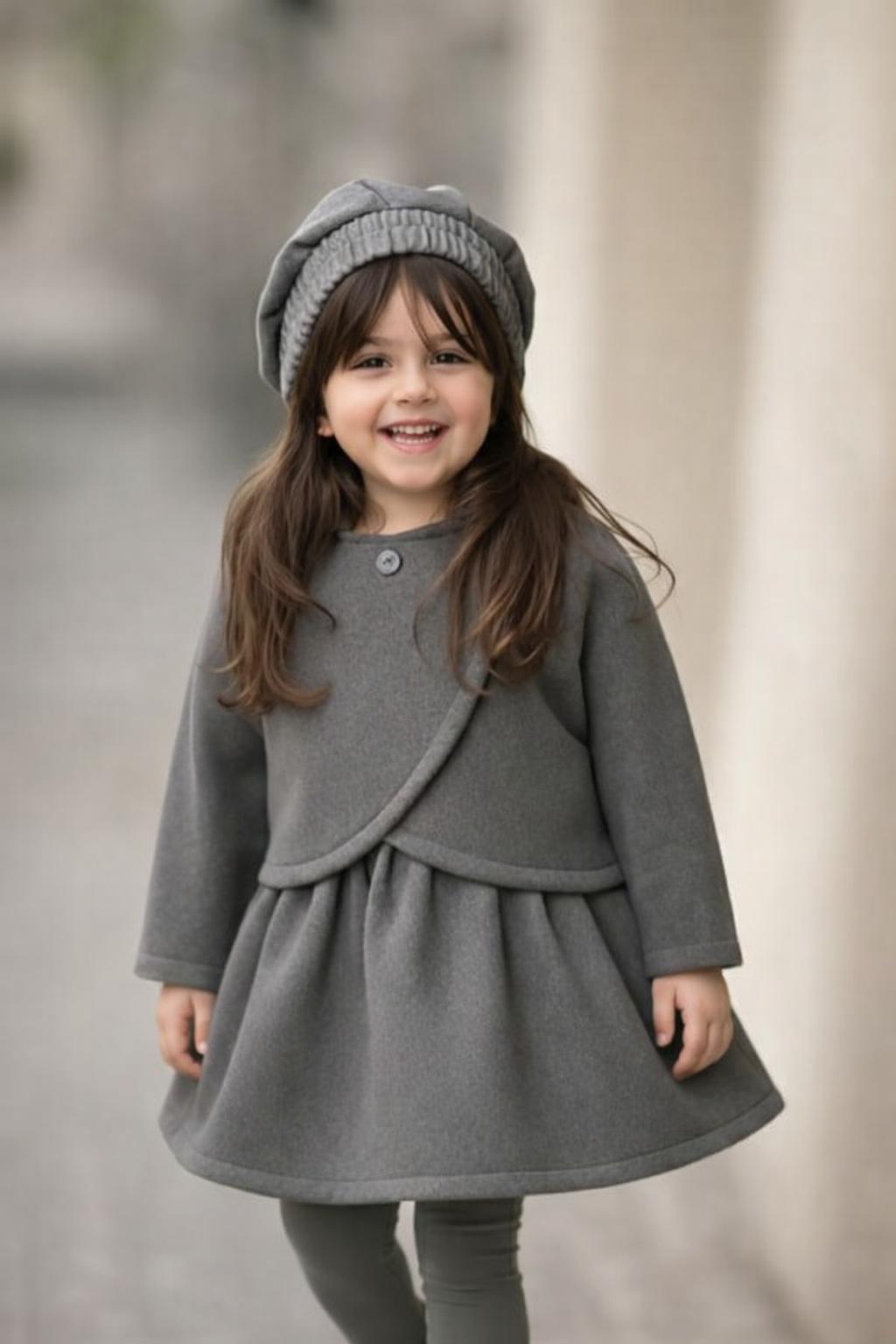 Kaşe Ceket ve Etek Takım