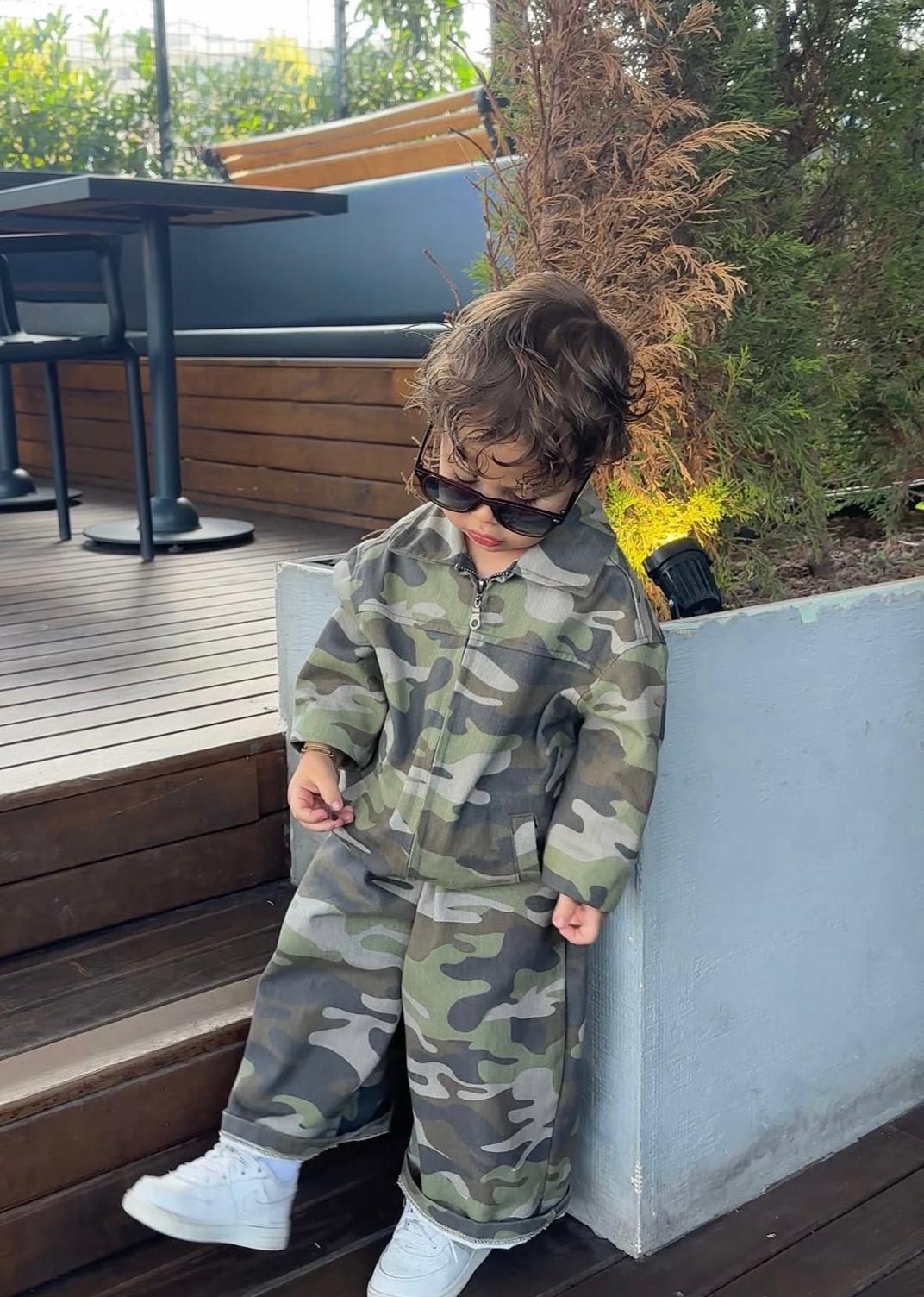 Unisex Kamuflaj Takım