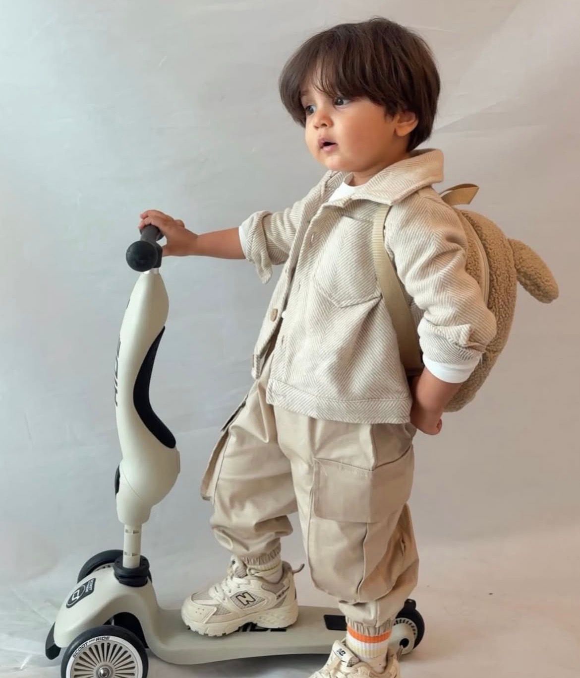 Erkek Çocuk Kaşe Ceket ve Gabardin Pantolon