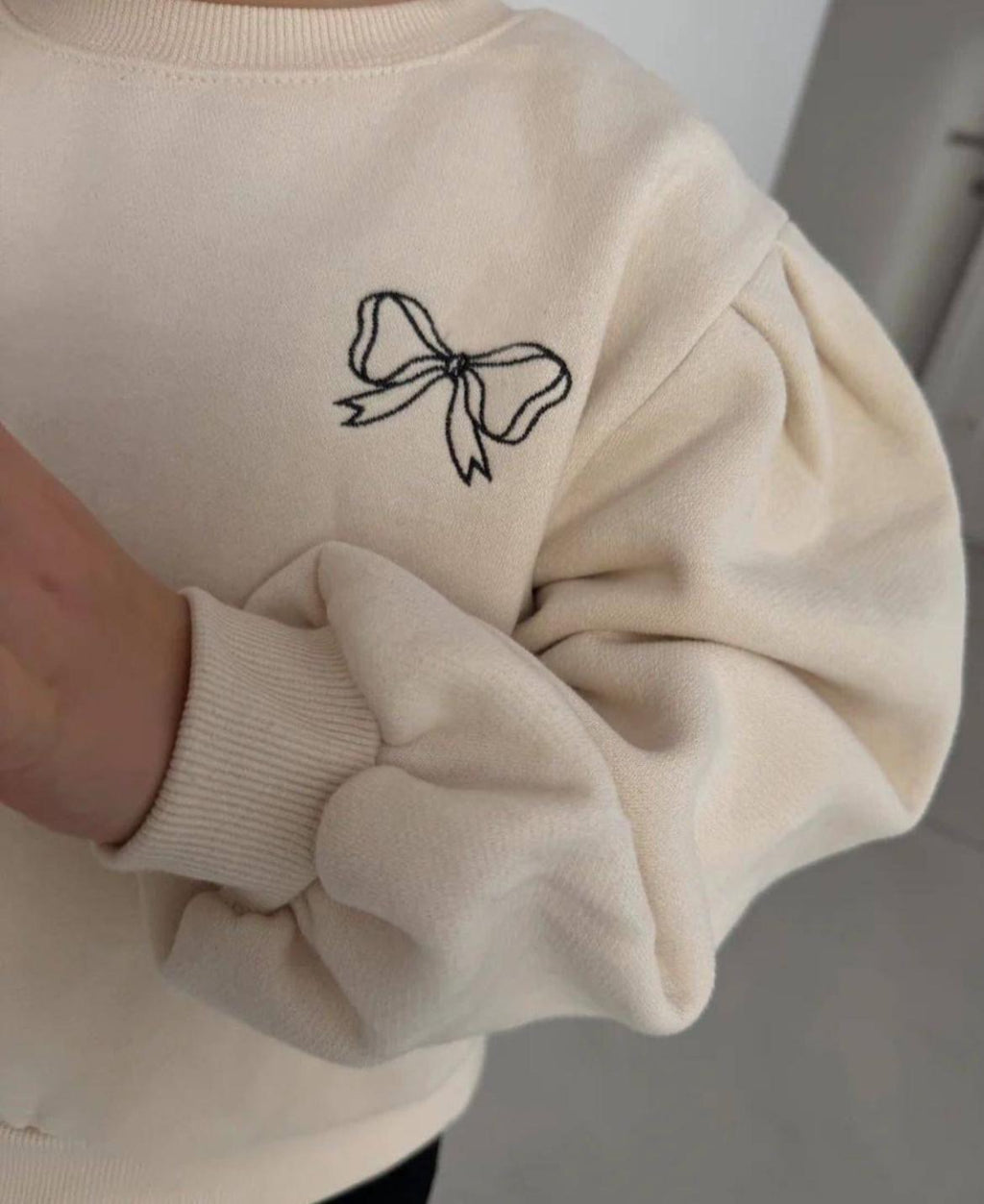 Fiyonklu Sweat ve Tayt Takım