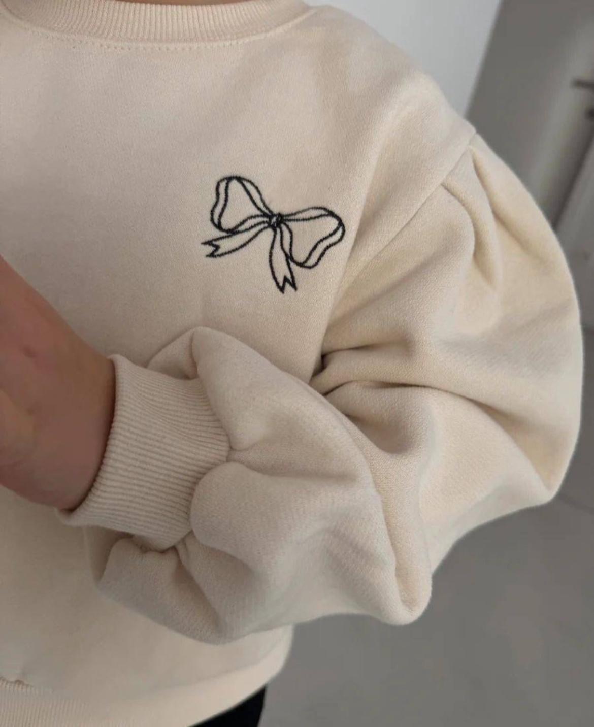 Fiyonklu Sweat ve Tayt Takım